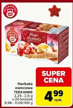 Carrefour Herbata owocowa TEEKANNE Magic Moments 2,5g x 20 torebek oferta