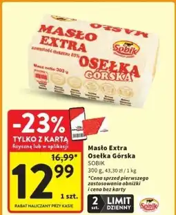 Intermarche Masło Sobik oferta
