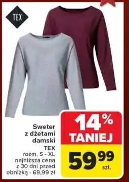 Carrefour Sweter damski TEX oferta