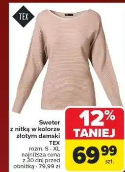 Carrefour Sweter damski TEX oferta
