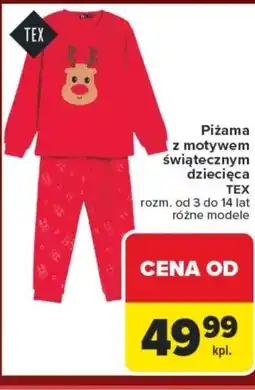 Carrefour Piżama dziecięca TEX oferta