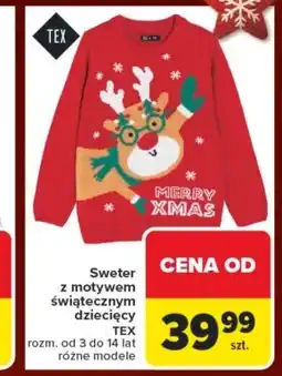 Carrefour Sweter dziecięcy TEX oferta