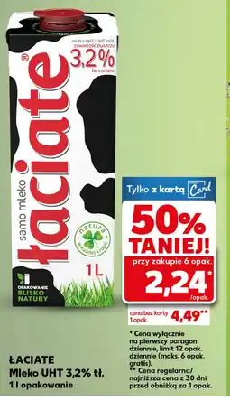 Kaufland Mleko Łaciate oferta
