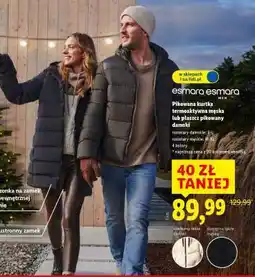 Lidl Pikowana kurtka termoaktywna męska lub płaszcz pikowany damski oferta