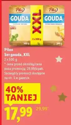 Lidl Pilos Ser gouda, XXL oferta