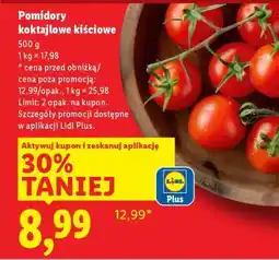Lidl Pomidory koktajlowe kiściowe oferta