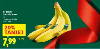 Bio Banany Fairtrade, luzem