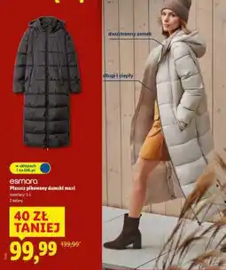 Lidl Płaszcz pikowany damski maxi oferta