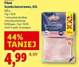 Lidl PIKOK Szynka konserwowa, XXL oferta