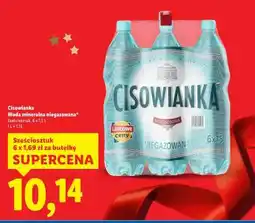 Lidl CISOWIANKA Woda mineralna niegazowana oferta