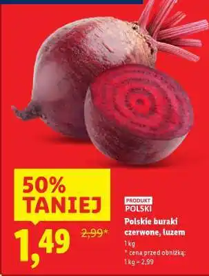 Polskie buraki czerwone, luzem