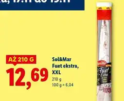 Lidl SOL&MAR Fuet ekstra, XXL oferta