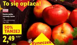Lidl Polskie jabłka czerwone, luzem oferta
