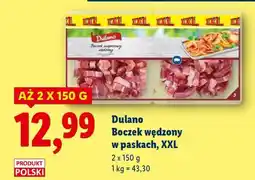 Lidl Dulano Boczek wędzony w paskach, XXL oferta