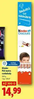 Lidl KINDER Pół metra czekolady oferta