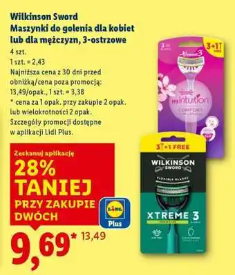 Lidl Wilkinson Sword Maszynki do golenia oferta