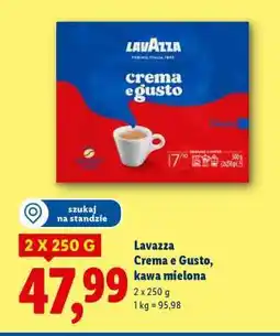 Lidl LAVAZZA Crema e Gusto, kawa mielona oferta