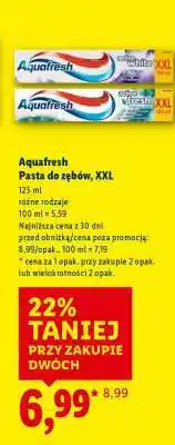 Lidl Aquafresh Pasta do zębów, XXL oferta