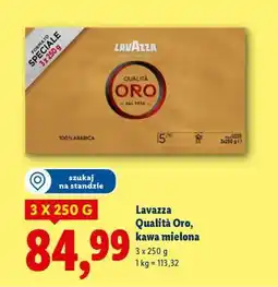 Lidl LAVAZZA QUALITÀ ORO Kawa mielona oferta