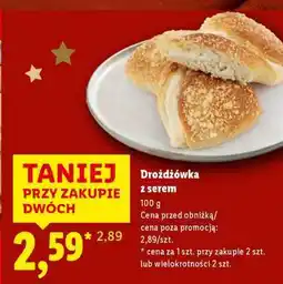 Lidl Drożdżówka z serem oferta