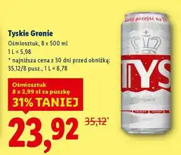 Lidl Tyskie Gronie oferta