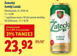Lidl Žatecký Světlý Ležák oferta
