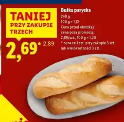 Lidl Bułka paryska oferta