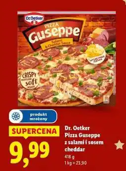 Lidl Dr. Oetker Pizza Guseppe z salami i sosem cheddar oferta