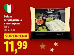 Lidl Deluxe Ser gorgonzola z mascarpone oferta