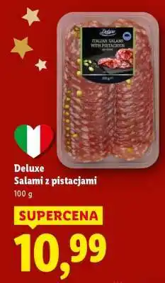 Lidl Deluxe Salami z pistacjami oferta
