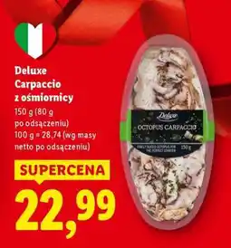 Lidl DELUXE Carpaccio z ośmiornicy oferta