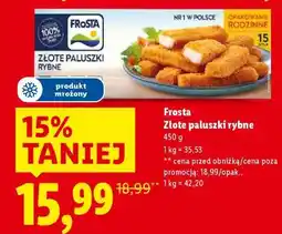 Lidl FROSTA Złote paluszki rybne oferta