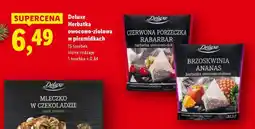 Lidl Deluxe Herbatka owocowo-ziołowa w piramidkach oferta