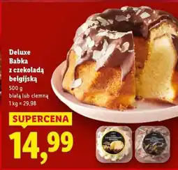 Lidl DELUXE Babka z czekoladą belgijską oferta