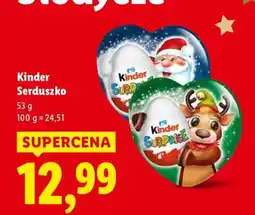 Lidl Kinder Serduszko oferta