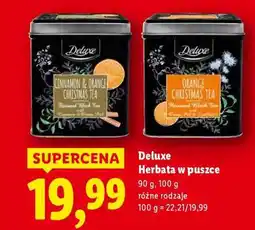 Lidl Deluxe Herbata w puszce oferta