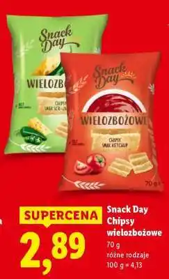 Lidl SNACK DAY Chipsy wielozbożowe oferta