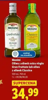Lidl Monini Oliwa z oliwek extra virgin Gran Fruttato lub oliwa z oliwek Classico oferta