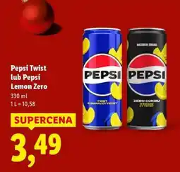 Lidl Pepsi Twist lub Pepsi Lemon Zero oferta