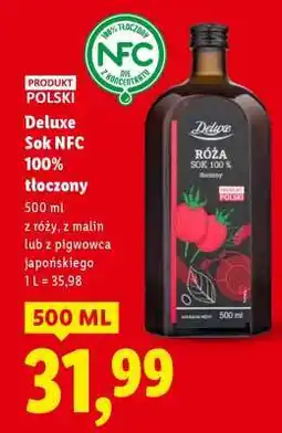 Lidl Deluxe Sok NFC 100% tłoczony oferta