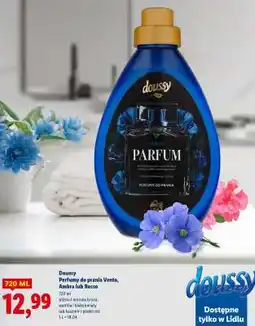Lidl Doussy Perfumy do prania Vento, Ambra lub Rosso oferta