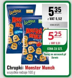 Eurocash Chrupki: Monster Munch oferta