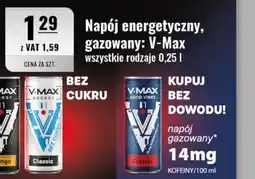 Eurocash Napój energetyczny, gazowany: V-Max oferta