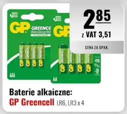 Eurocash Baterie alkaiczne: GP Greencell oferta