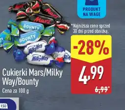 ALDI Cukierki Mars/Milky Way/Bounty oferta