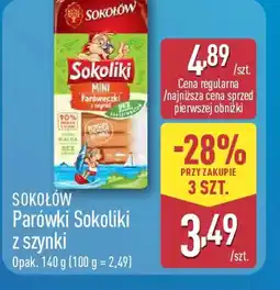 ALDI SOKOLOW Parówki Sokoliki z szynki oferta