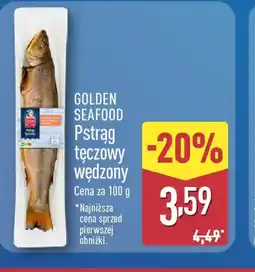 ALDI Pstrąg tęczowy wędzony oferta