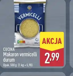 ALDI Makaron vermicelli durum oferta