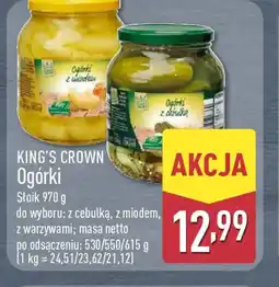 ALDI KING'S CROWN Ogórki oferta