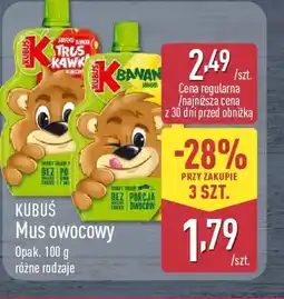 ALDI Kubuś Mus owocowy oferta